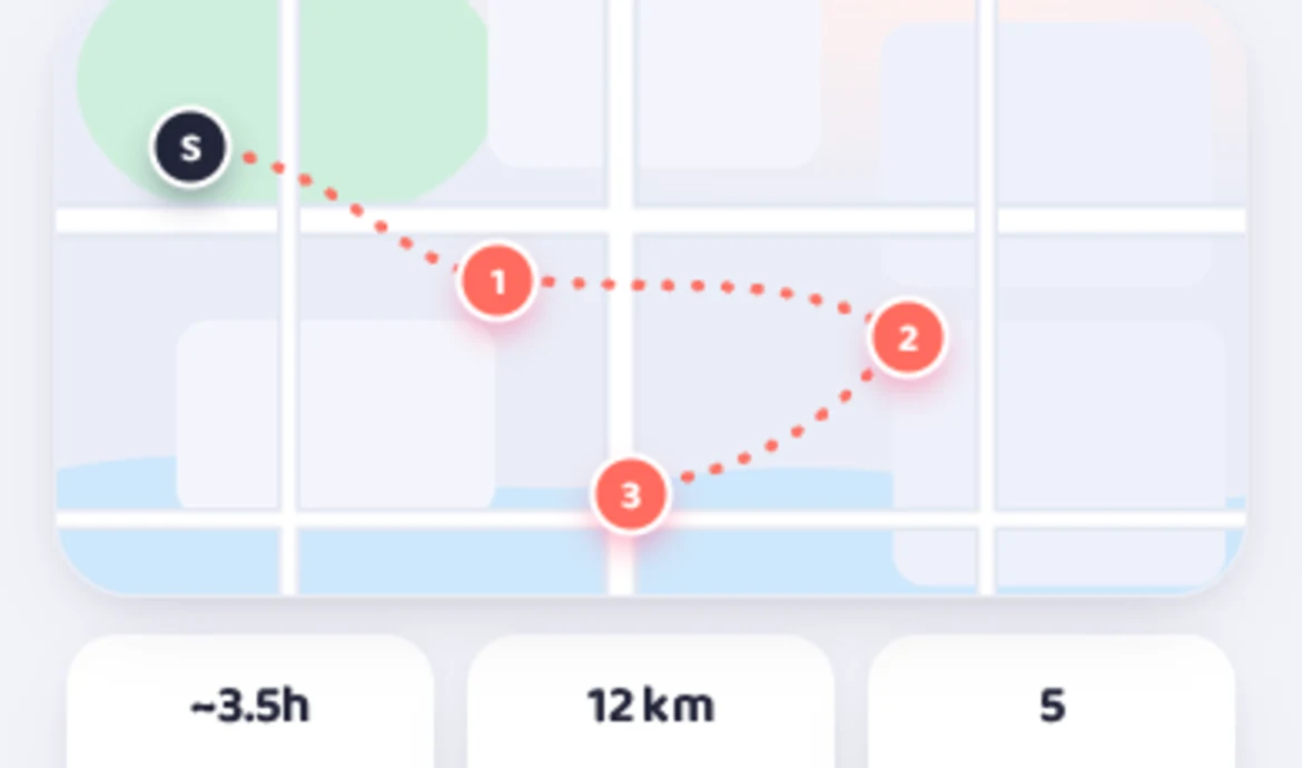 The AI trip planner route